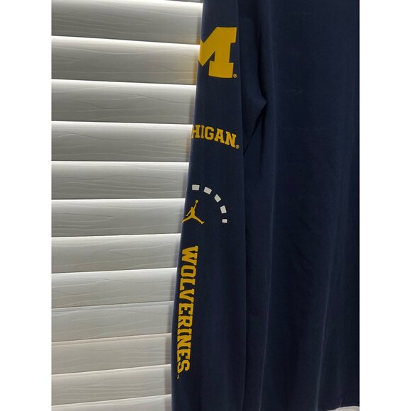 Nike Air Jordan‎ Michigan Wolverines Shirt - Size L - Picture 3 of 4